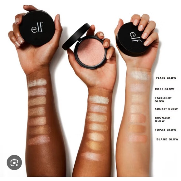 e.l.f. Shimmer Highlighting Powder- Rose Glow - Picture 2 of 3